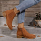 Bottines à bout pointu