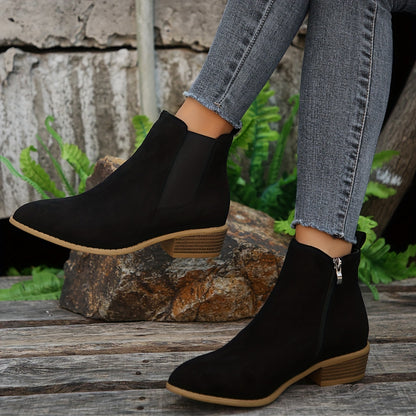 Bottines à bout pointu
