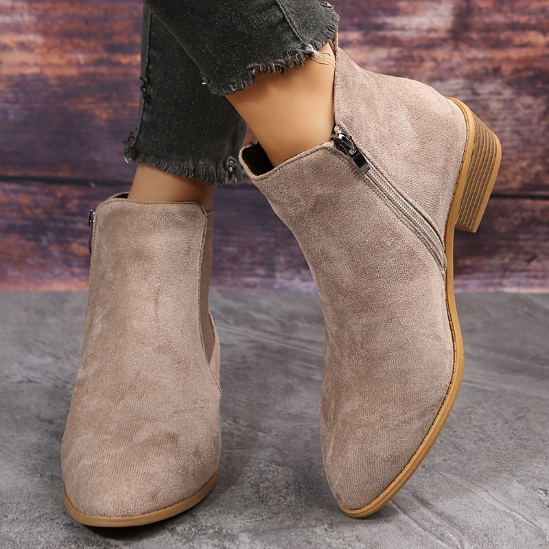 Bottines à bout pointu