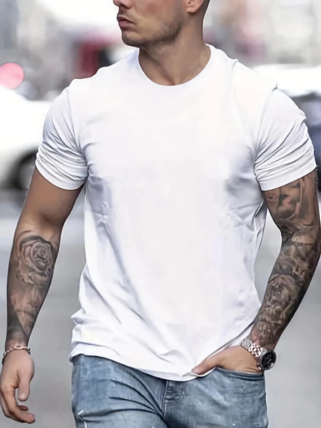 T-shirt imprimé PARIS pour hommes