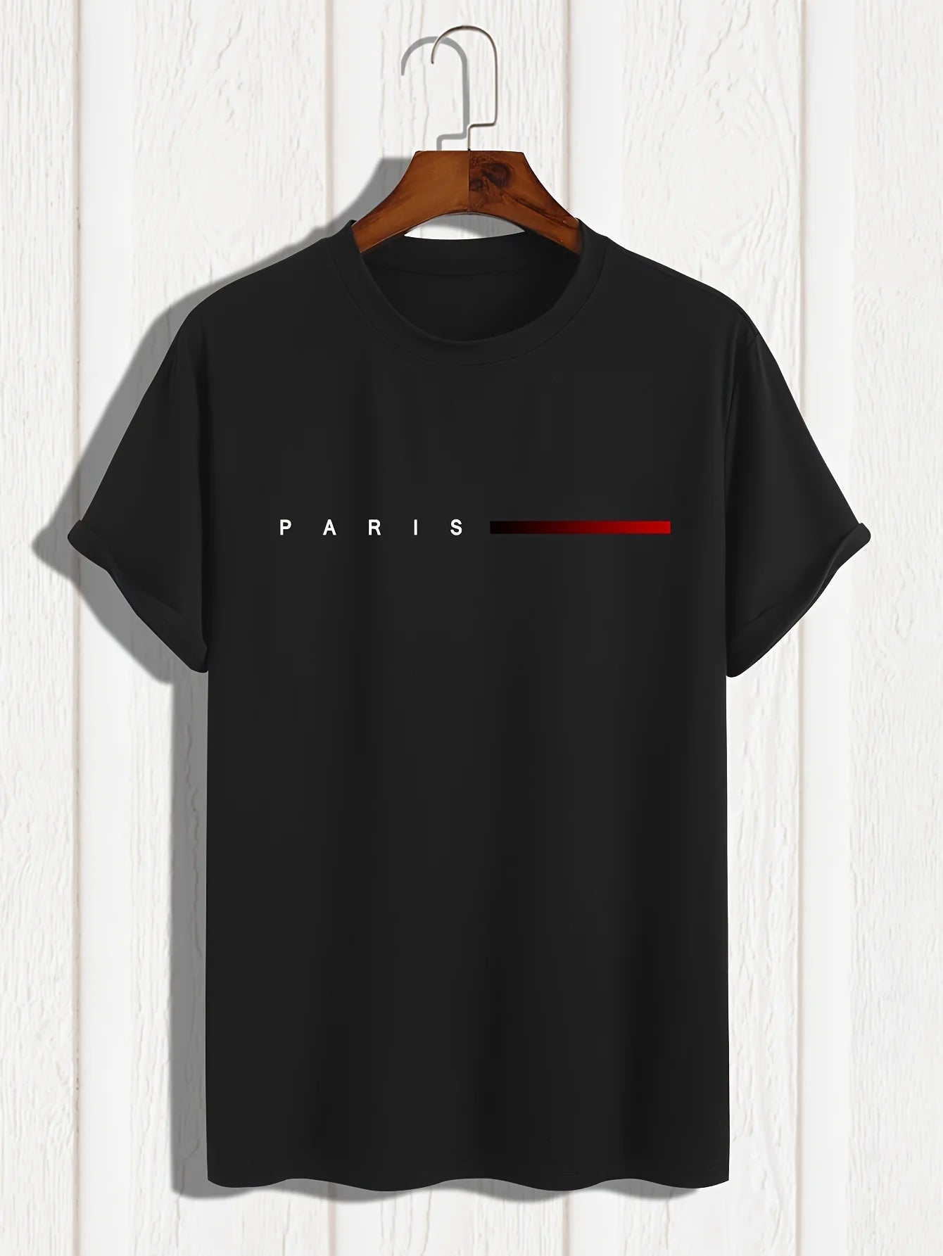 T-shirt imprimé PARIS pour hommes