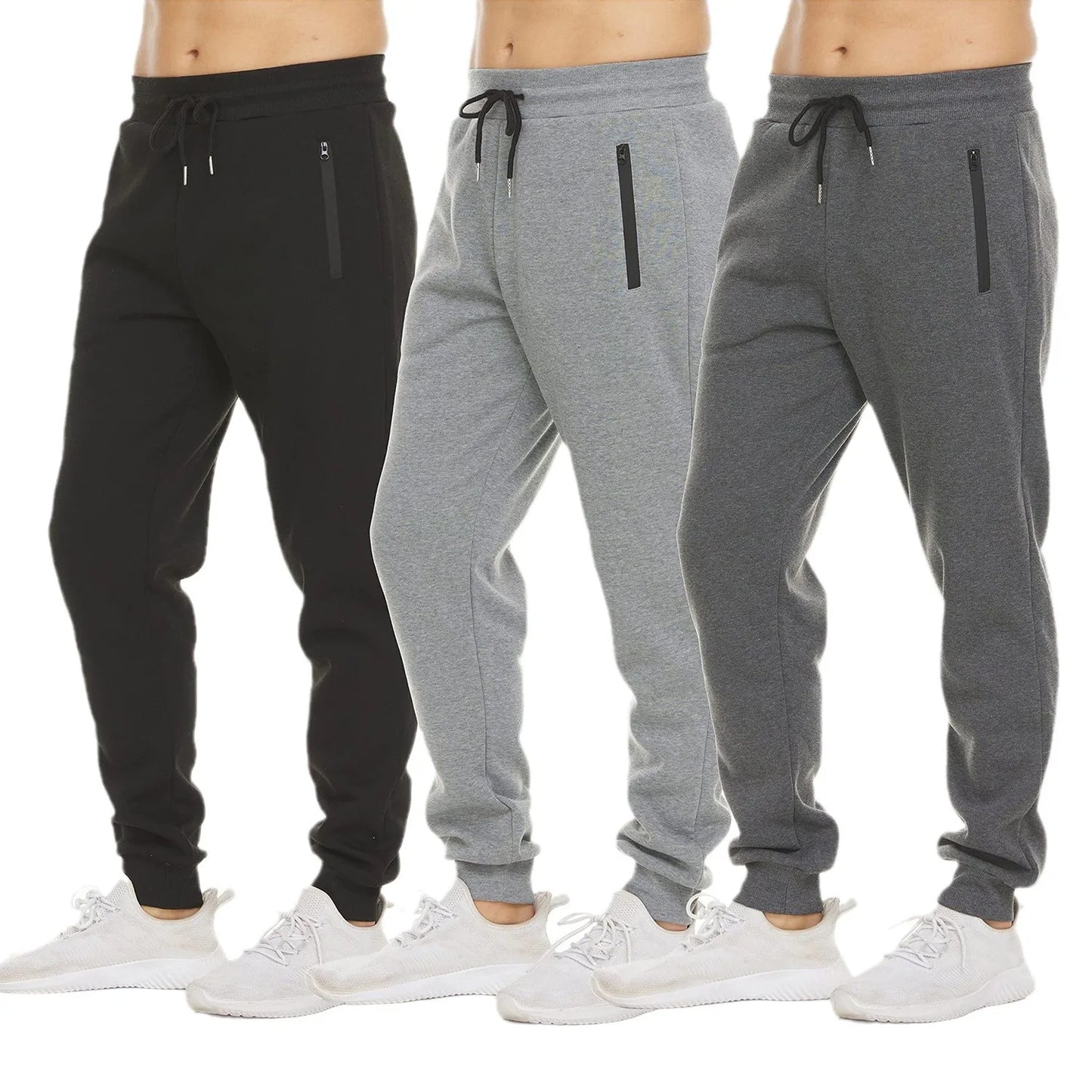 Pantalon survêtement cargo poches zippées