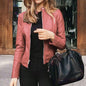 Veste cuir coupe cintrée Femme