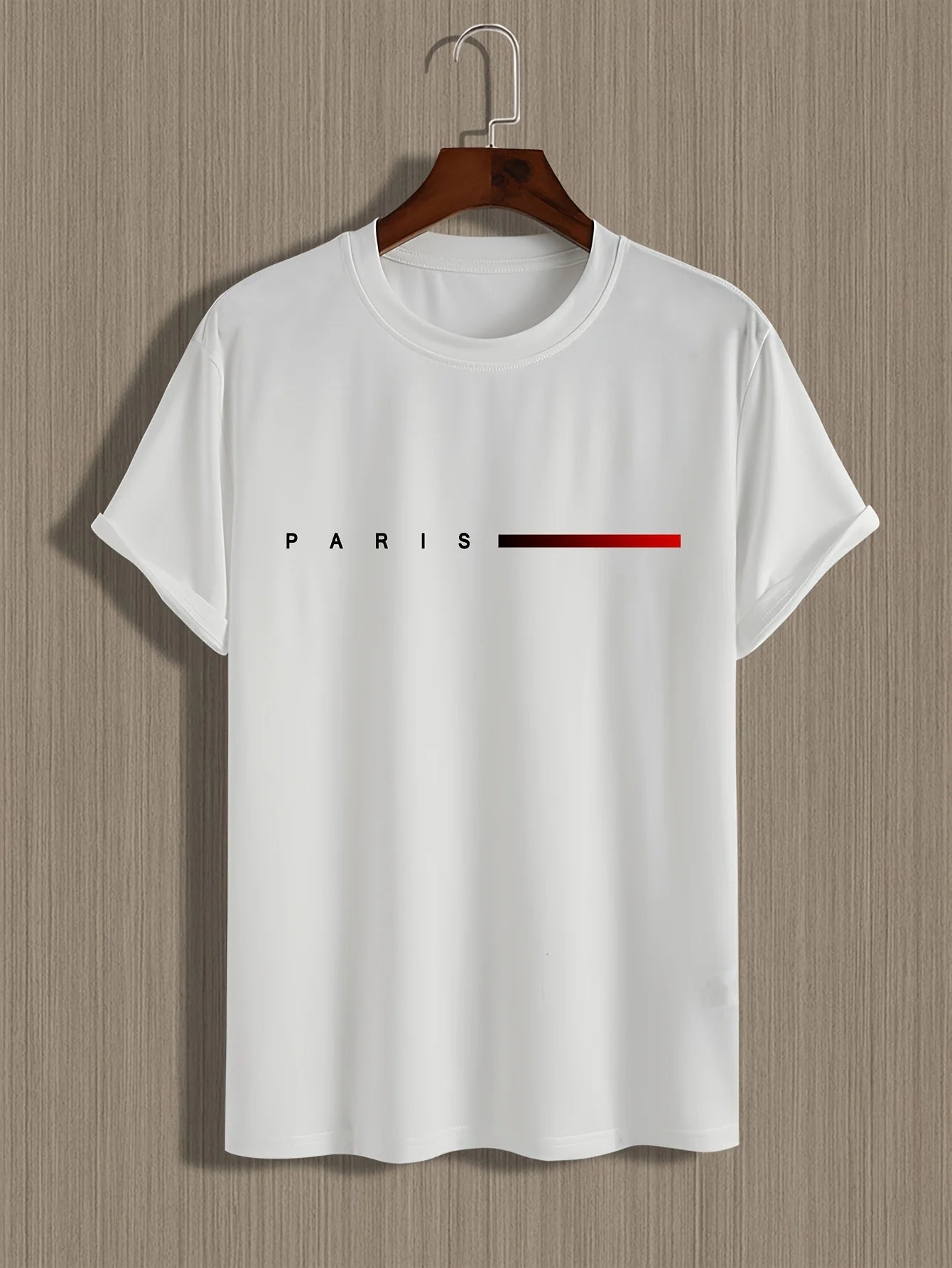 T-shirt imprimé PARIS pour hommes
