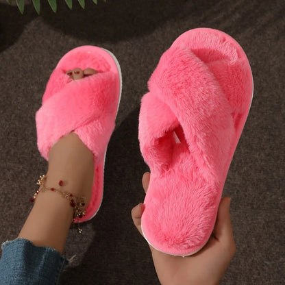Pantoufles en fourrure Femmes