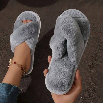 Pantoufles en fourrure Femmes
