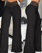 Pantalon évasé élégant
