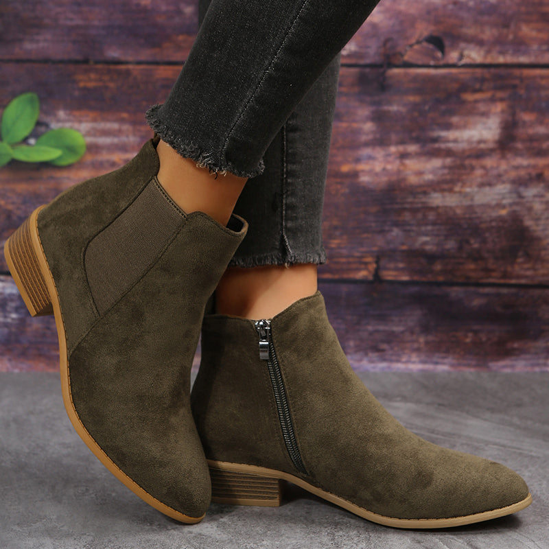 Bottines à bout pointu