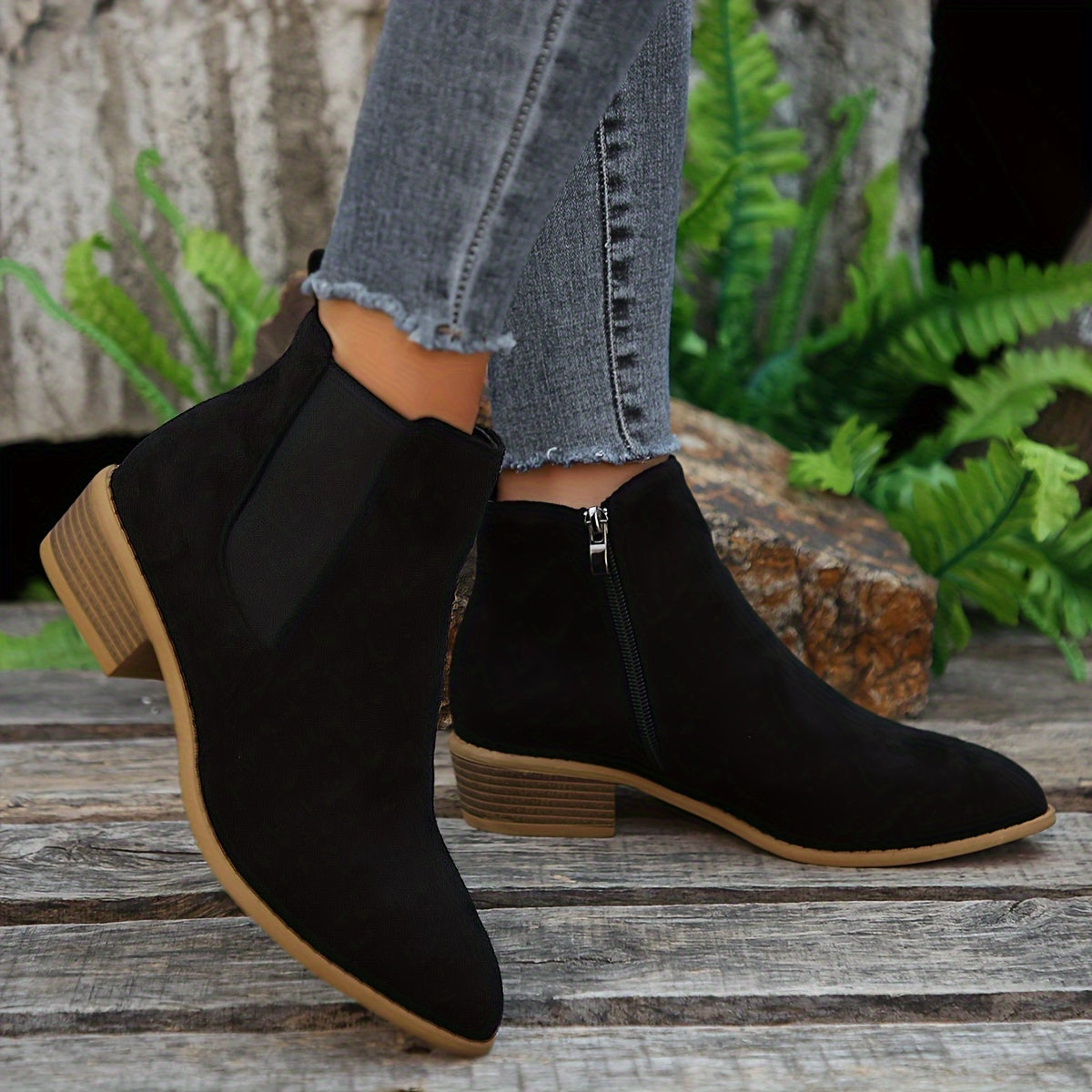 Bottines à bout pointu