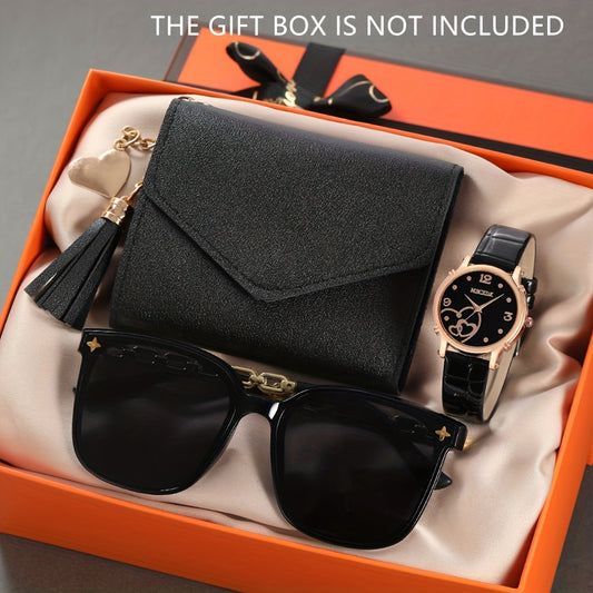 Ensemble de 3 pièces Montre/lunette de soleil et portefeuille
