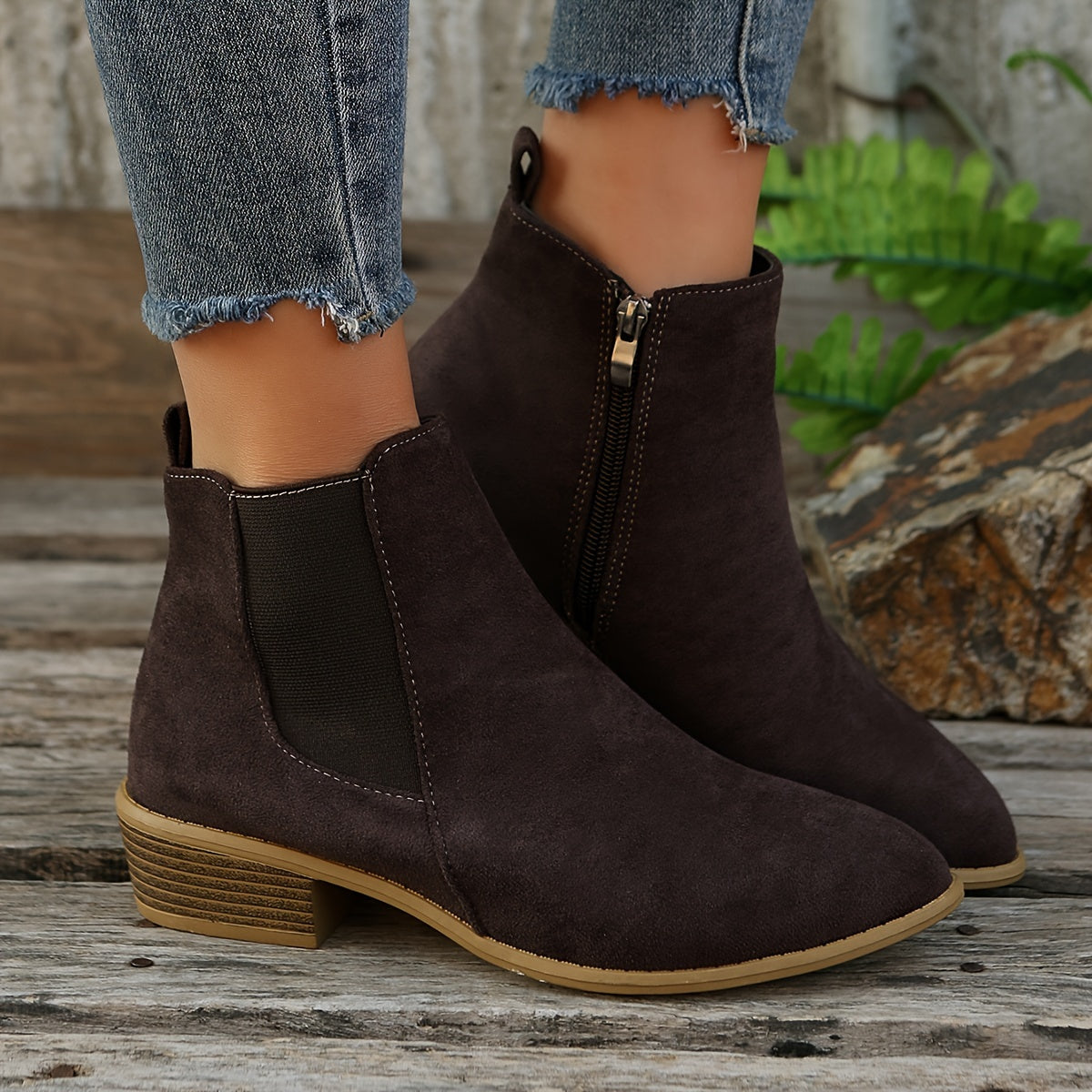 Bottines à bout pointu