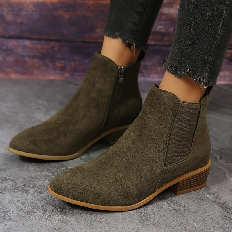 Bottines à bout pointu